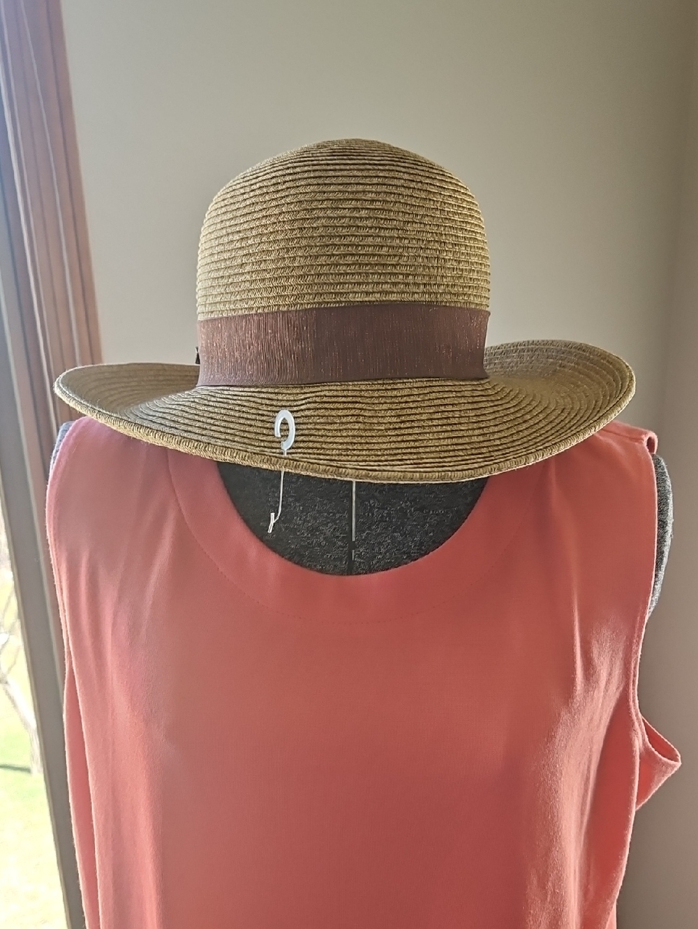 Capelli Straworld Straw Hat With Metallic Ribbon